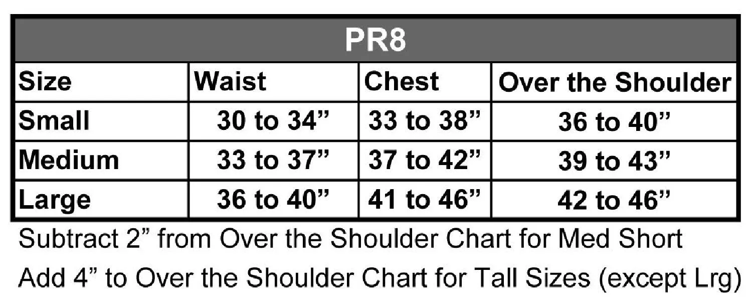 Ride Right PR8 Bull Riding Vest