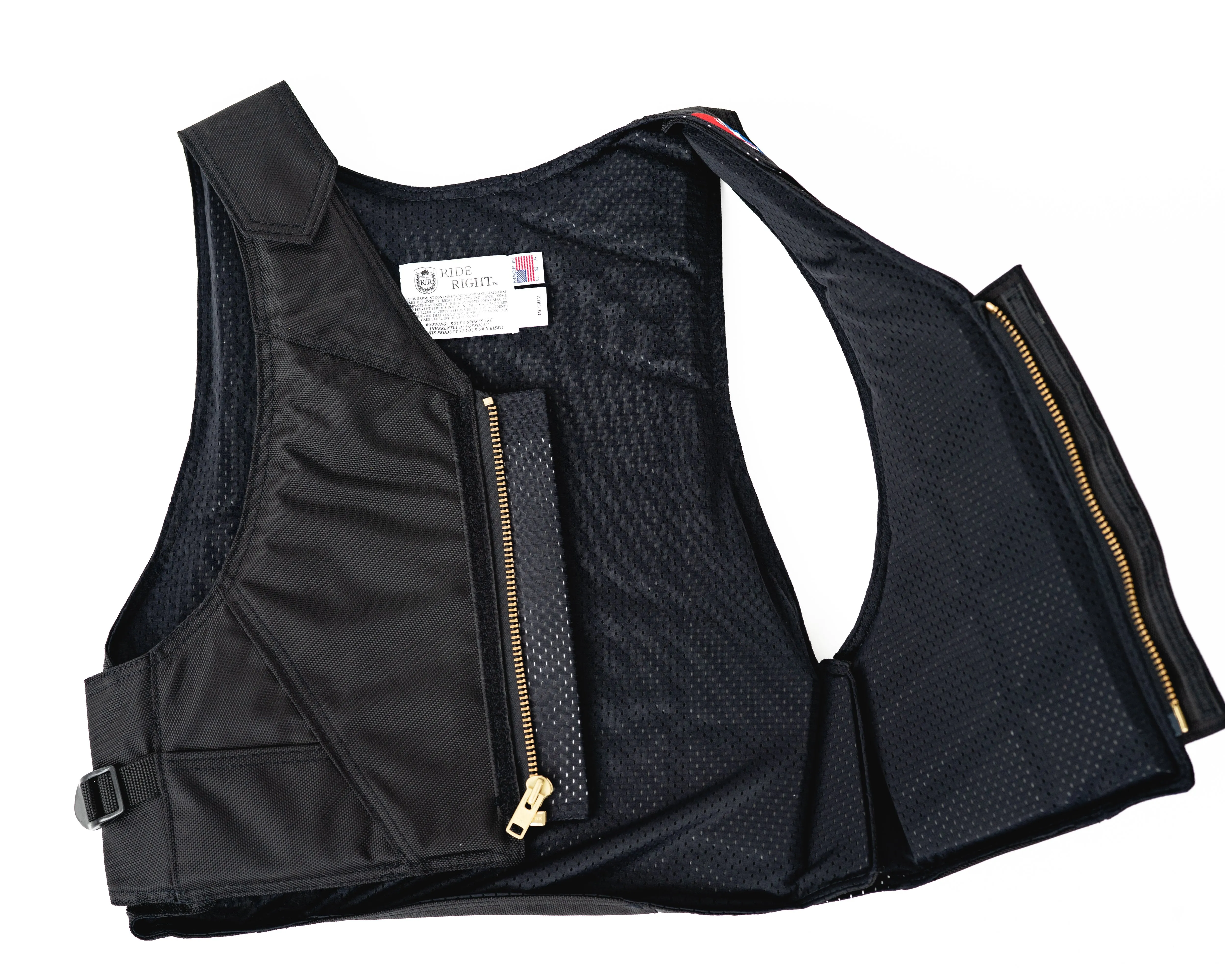 Ride Right Wright Western Saddle Bronc Vest - Hydrotuff
