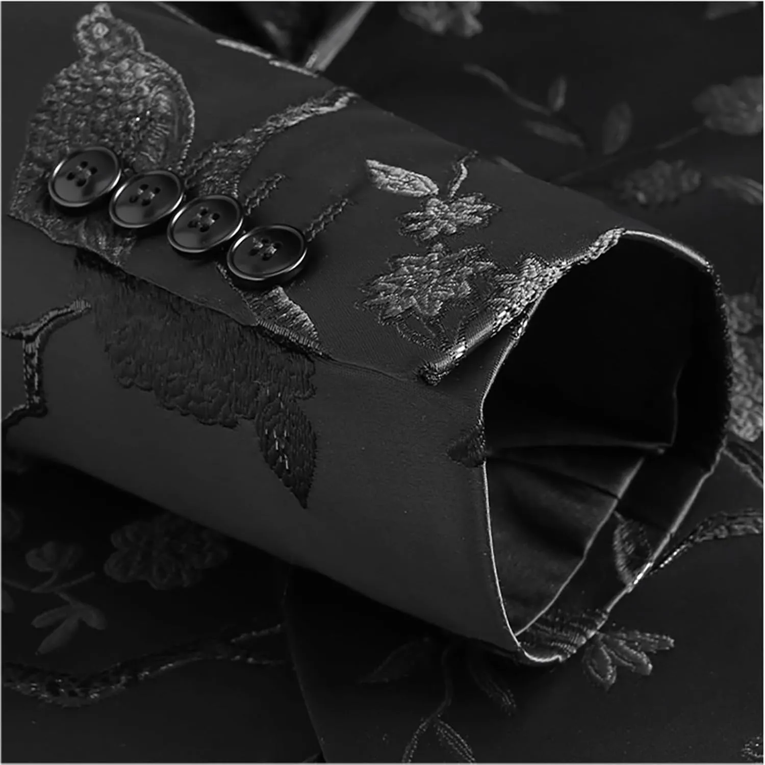 Rogers & Morris Blazer for Men Casual Slim fit Suit Jacket Dress Party Floral Men's Sport Coat Chaqueta de Traje para Hombre