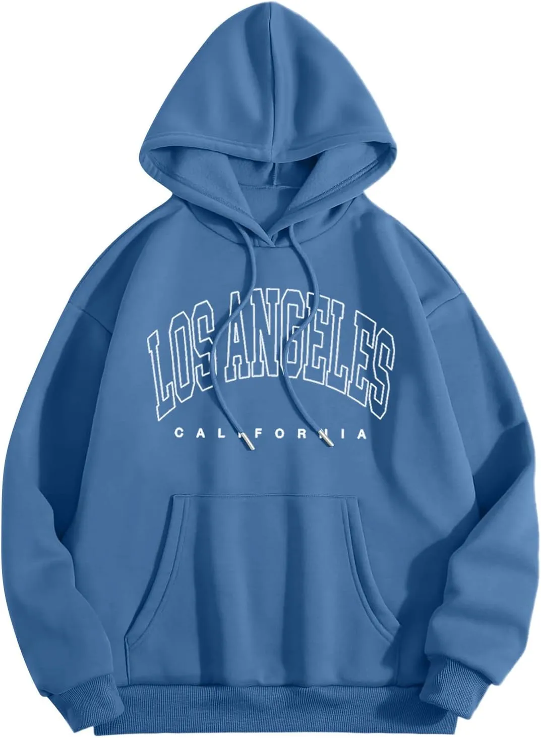 Rvidbe Hoodies for Women Pullover Basic Solid Long Sleeve Crewneck Sweatshirts Teen Girls Oversized Hooded Tops Shirts Hoodies for Women Y2K Hoodies for Women Cute