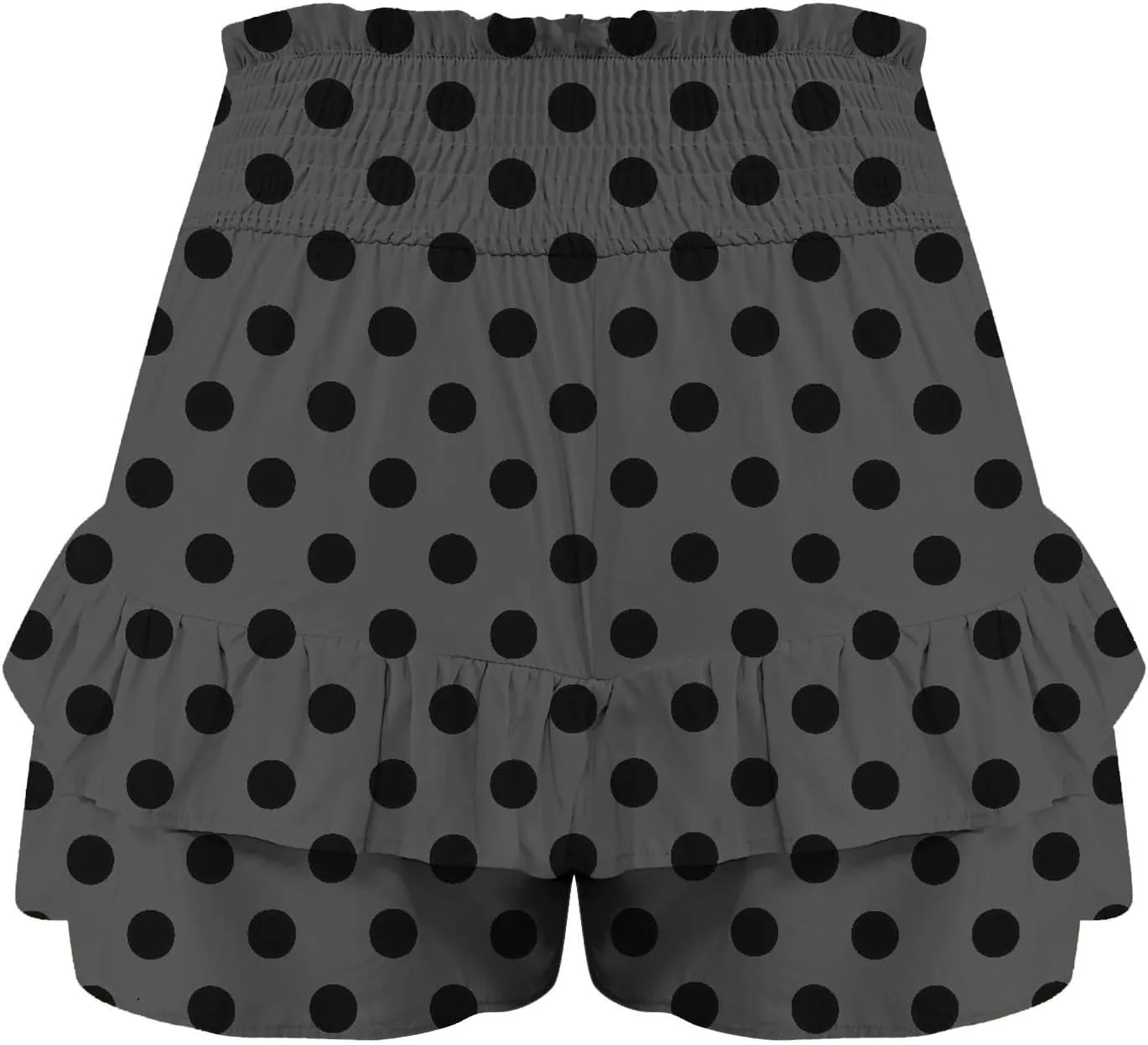 Shorts for Women Summer Polka Dot High Wasited Yoga Skirts Casual Lightweight Workout Tennis Flowy Beach Short Pants