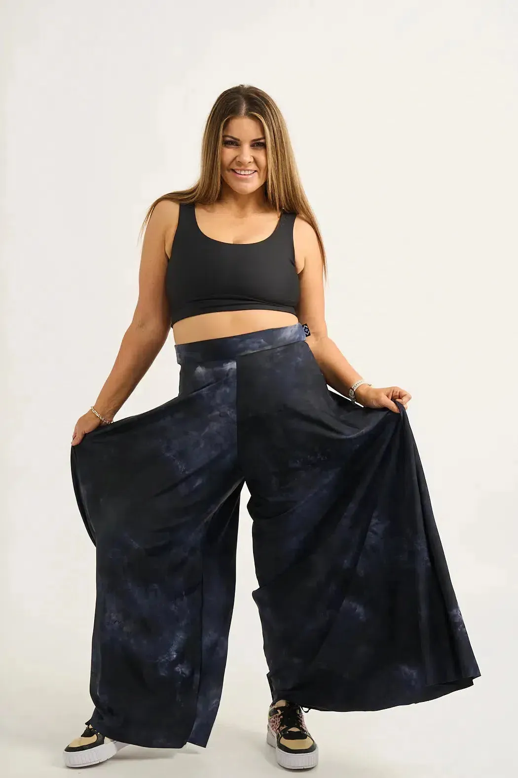 Silky Palazzo Pant - Dark And Moody