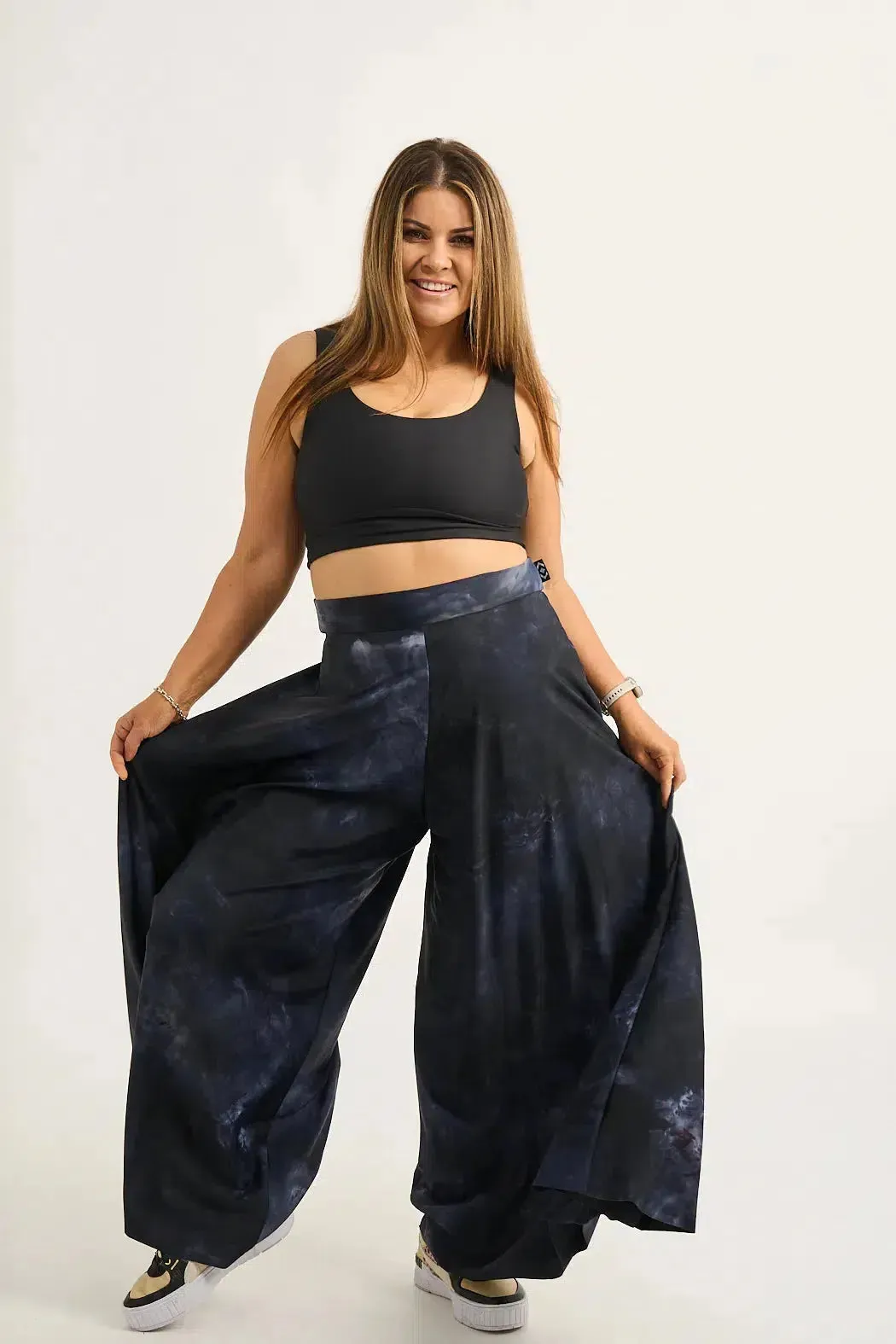 Silky Palazzo Pant - Dark And Moody