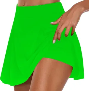 Skorts for Woman Summer Sports Yoga Running Skirts High Waist Workout Golf Skirt Quick Dry Athletic Tennis Skirt