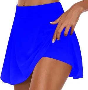 Skorts for Woman Summer Sports Yoga Running Skirts High Waist Workout Golf Skirt Quick Dry Athletic Tennis Skirt
