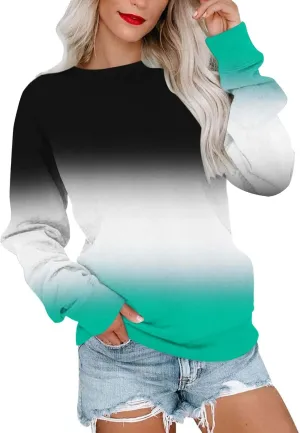 TANGNADE Oversized Sweatshirts Women Hoodies Crew Neck Pullover Sweaters Casual Comfy Fall Outfits Fashion Clothes 2024