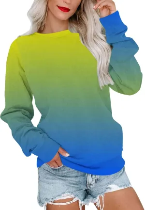 TANGNADE Oversized Sweatshirts Women Hoodies Crew Neck Pullover Sweaters Casual Comfy Fall Outfits Fashion Clothes 2024