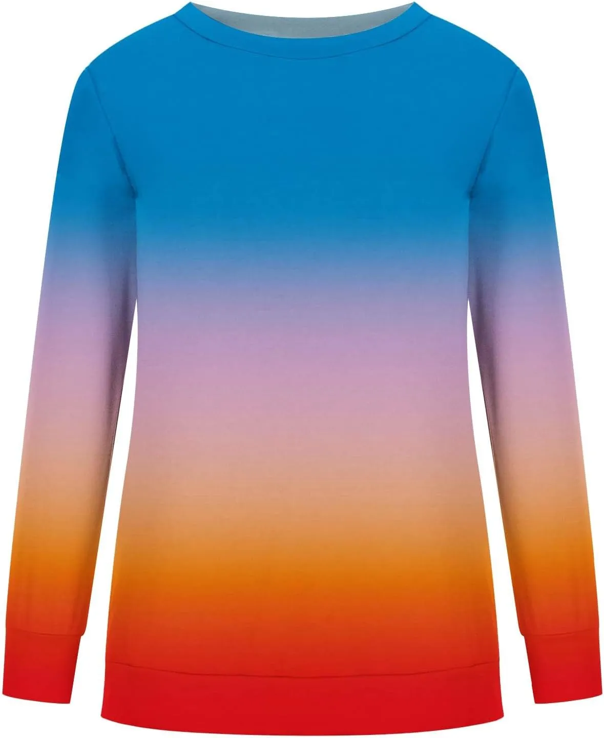 TANGNADE Oversized Sweatshirts Women Hoodies Crew Neck Pullover Sweaters Casual Comfy Fall Outfits Fashion Clothes 2024