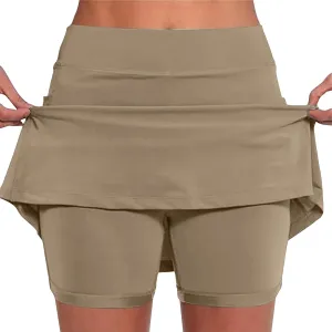 TANGNADE Womens Athletic Tennis Skorts Golf Skirts Summer Shorts for Running Active Workout Sports Running Outfits
