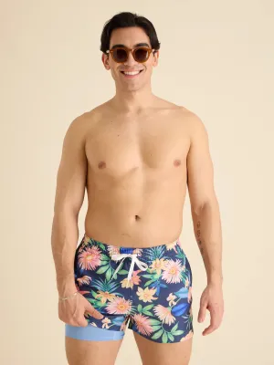 The Big Bloomers 4" (Classic Lined Swim Trunk)