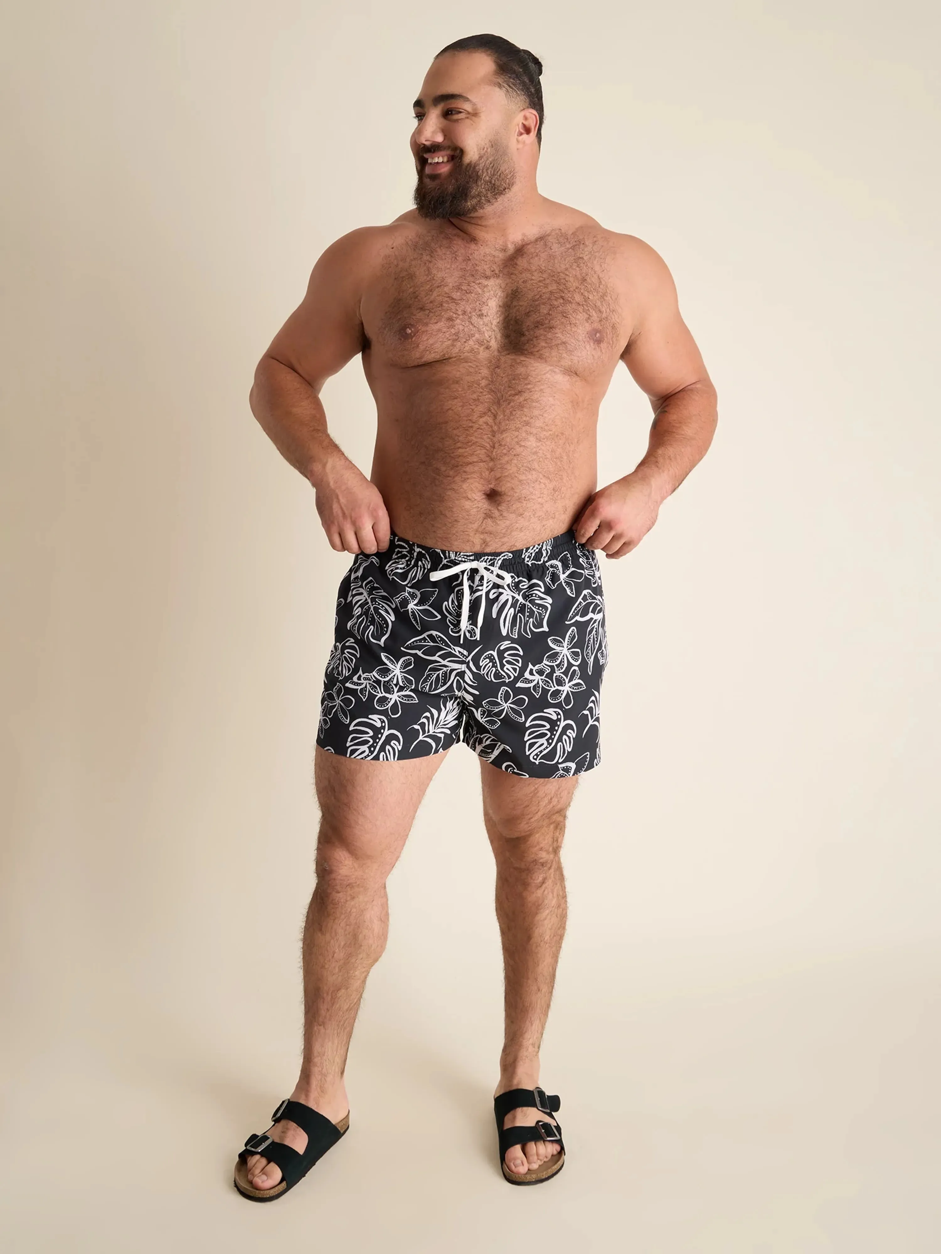 The Briefly in Paradise 4" (Classic Lined Swim Trunk)