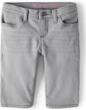The Children's Place Girls' Denim Skimmer Shorts