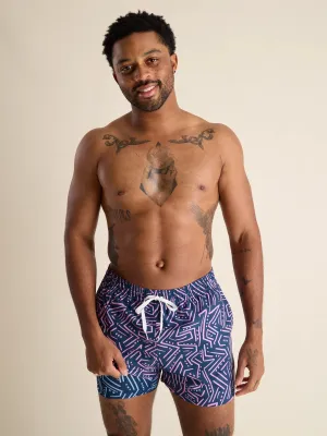 The Dark Marzipans 4" (Classic Lined Swim Trunk)
