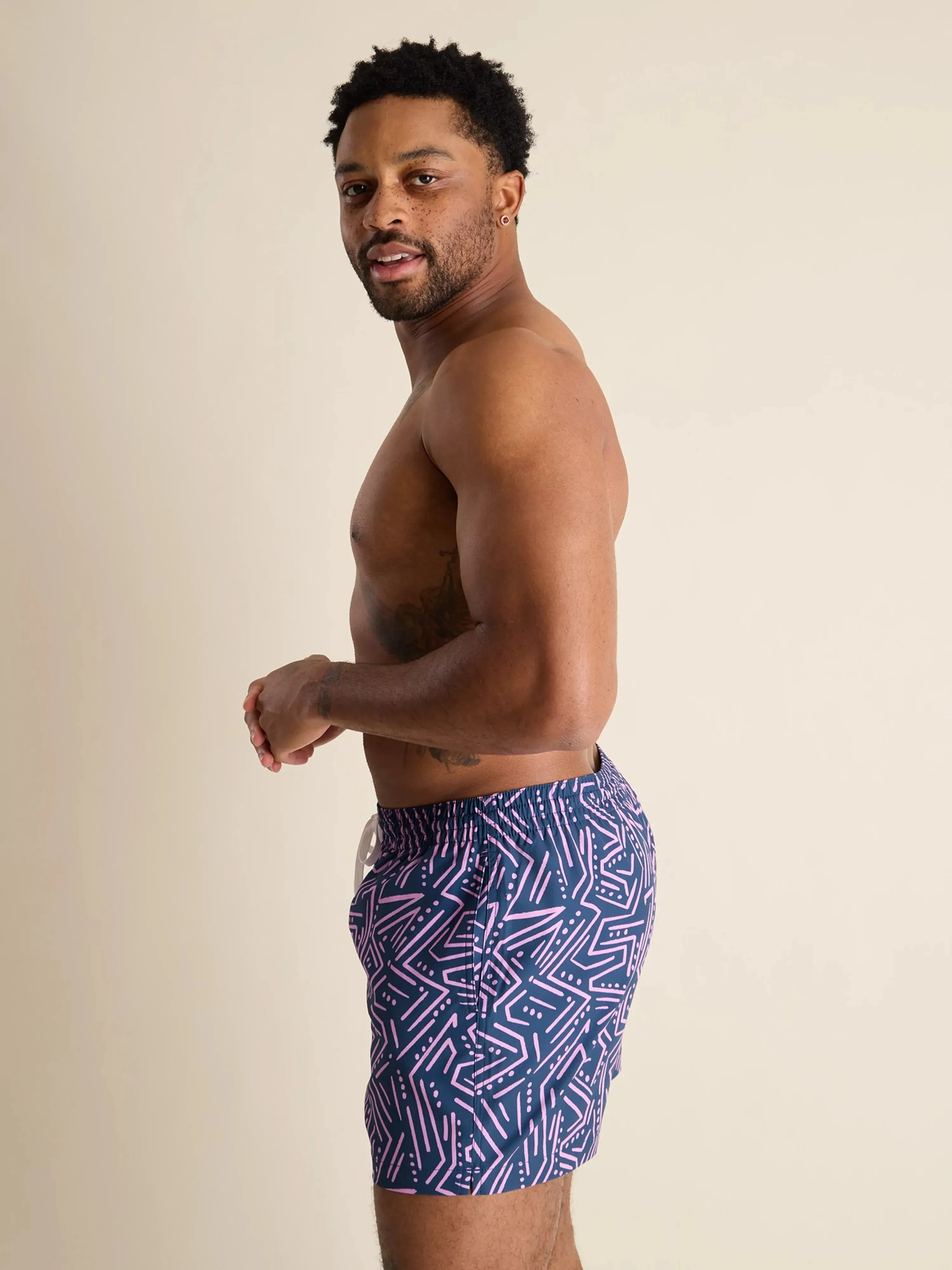 The Dark Marzipans 4" (Classic Lined Swim Trunk)