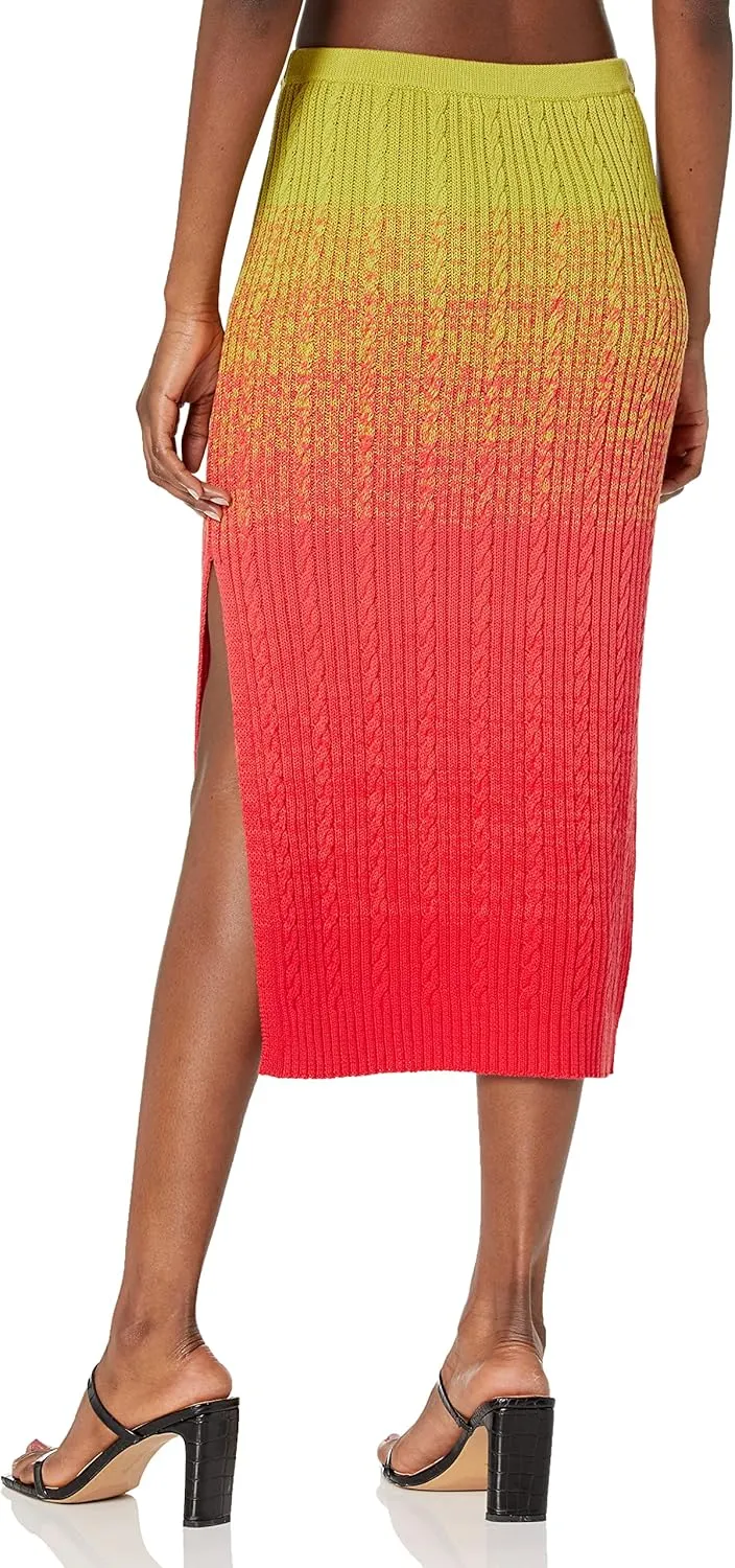 The Drop Women's Lola Ombre Midi Skirt