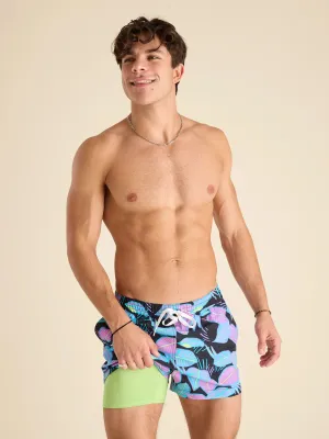 The Fluorescent Funk 4" (Classic Lined Swim Trunk)