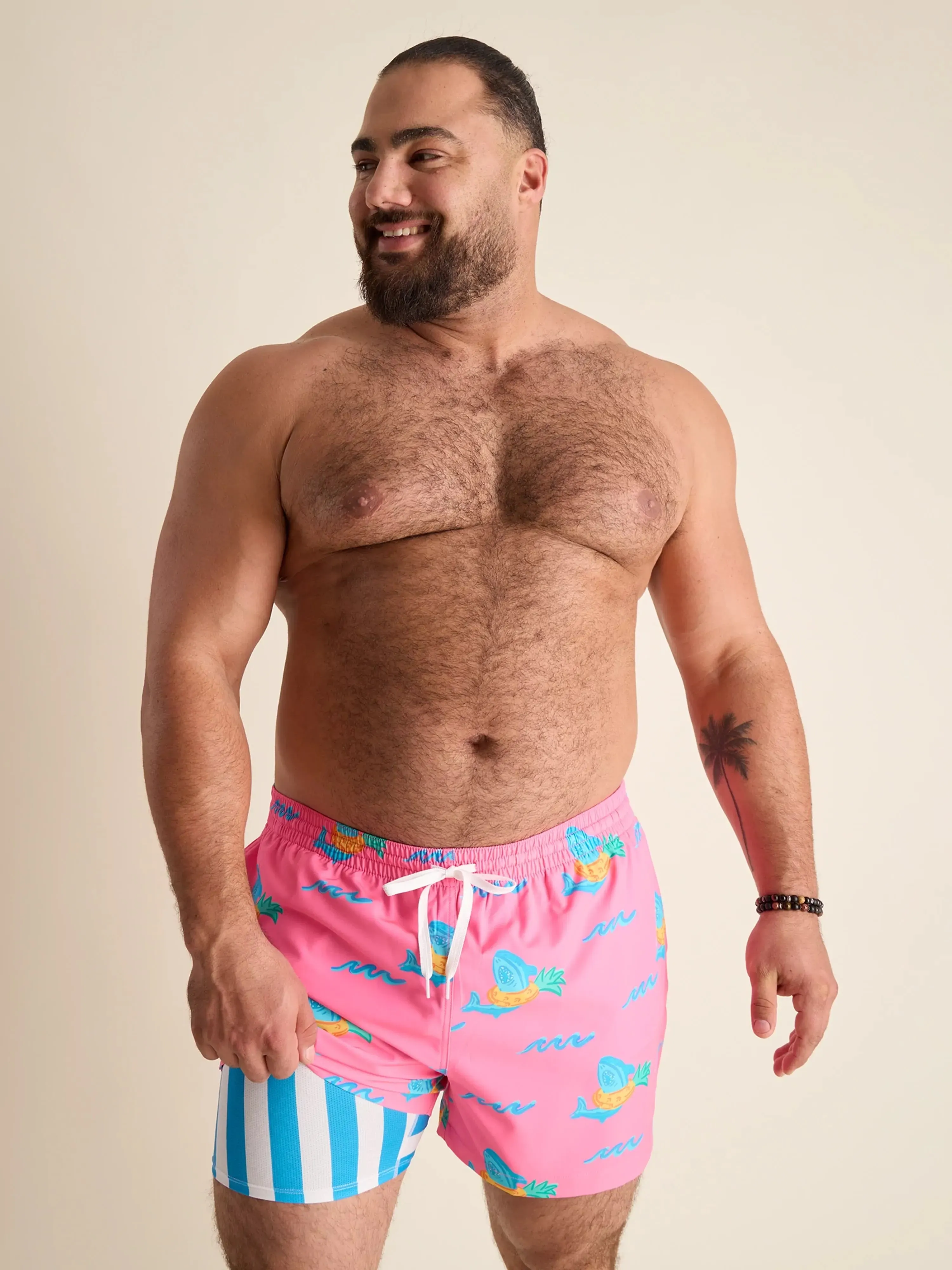 The Pineapple Floaters 4" (Classic Lined Swim Trunk)