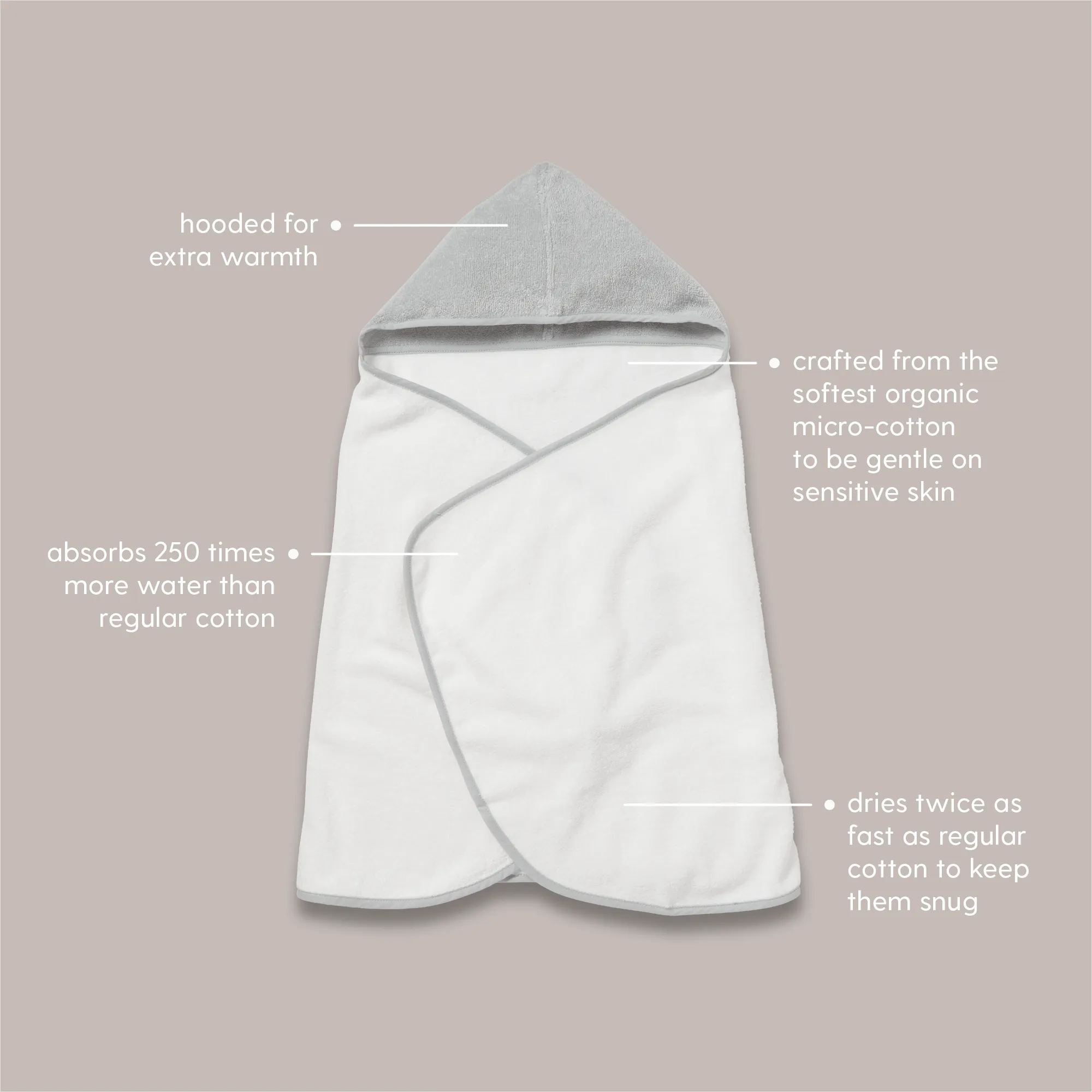 The Very Hungry Caterpillar Baby & Kids Hooded Bath Towel