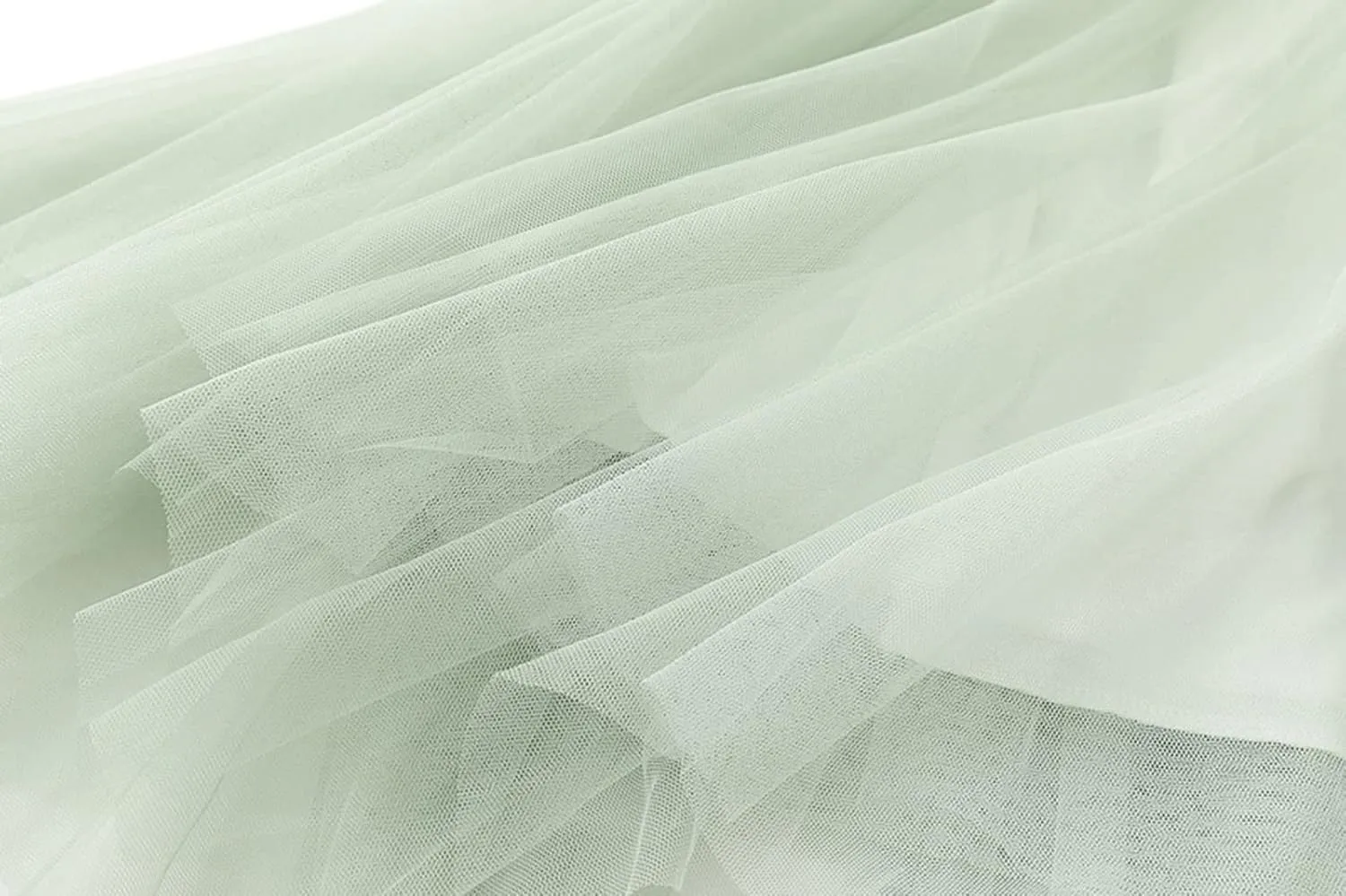 Tulle Skirts for Women 3 Layered Asymmetrical Hem Tulle A-Line Midi Skirt