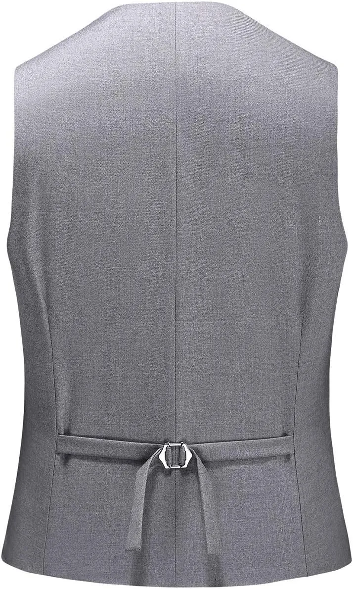 UNINUKOO Mens Suits 3 Piece Classic Fit Wedding Guest Outfit Suit Jacket Pants with Vest
