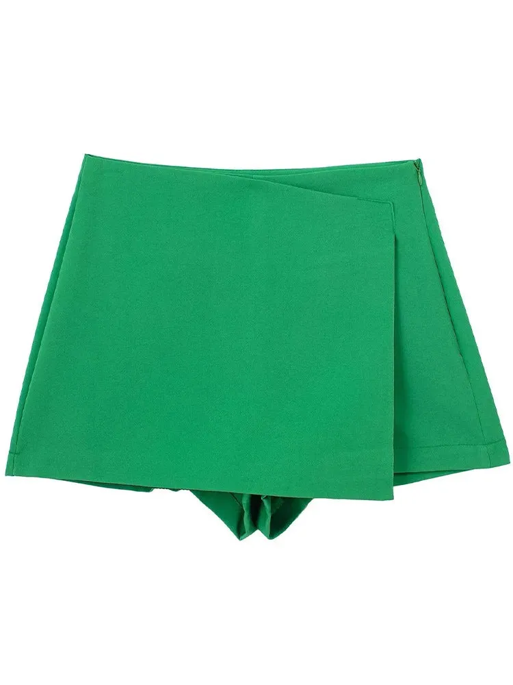 Vibrant A-Line Skort