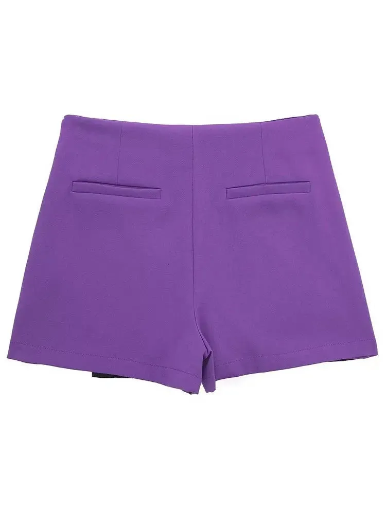 Vibrant A-Line Skort