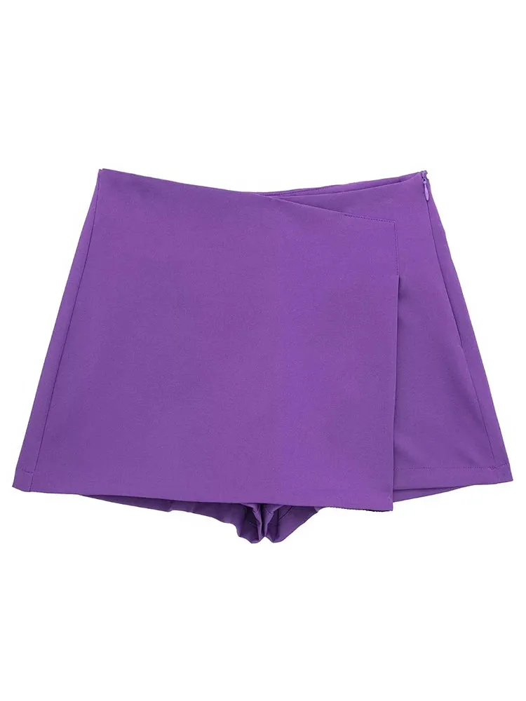 Vibrant A-Line Skort