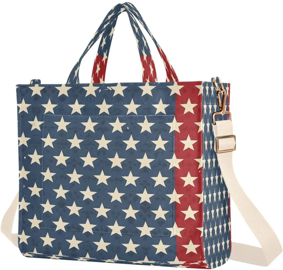 Vintage Star Women's Tote Handbags Top Handle Satchel Shoulder Bag Crossbody Bag