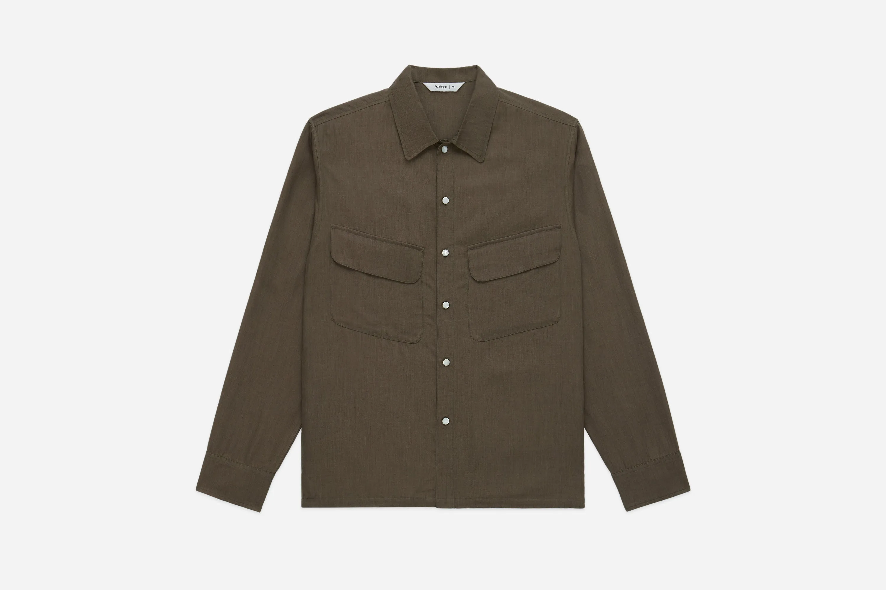 Western Overshirt ~ Earth Wool/Lyocell