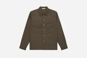 Western Overshirt ~ Earth Wool/Lyocell