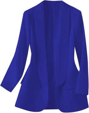 Women Business Casual Blazer Jacket Shawl Collar Long Sleeve Blazers Coat Slim Fit Work Office Outerwear Suit Jacket