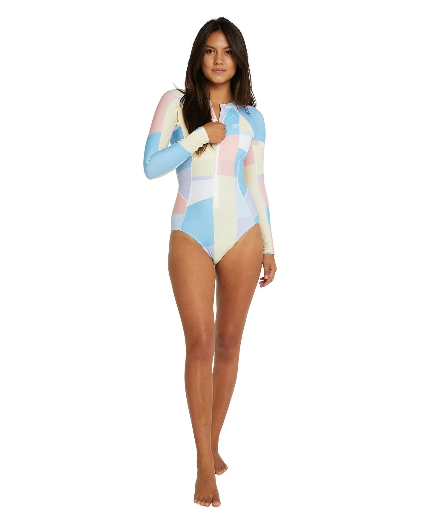 Women's Bahia Lycra Long Sleeve Surfsuit - Sundae