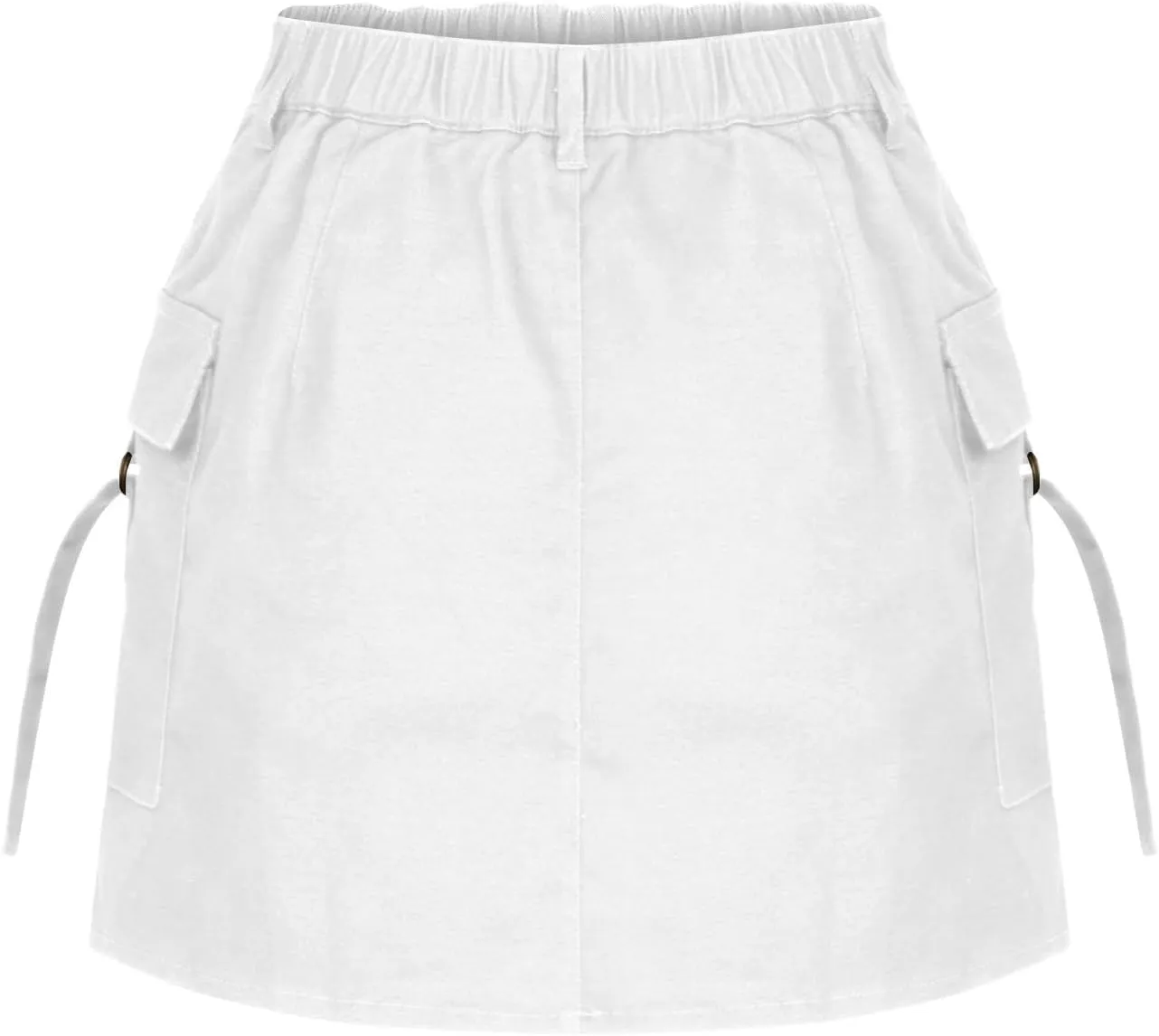 Women's Cargo Skirt Casual Wrap Bodycon Pockets Skirts Solid Color Low Waisted Pure Comfort Skirt 2025 Outfits