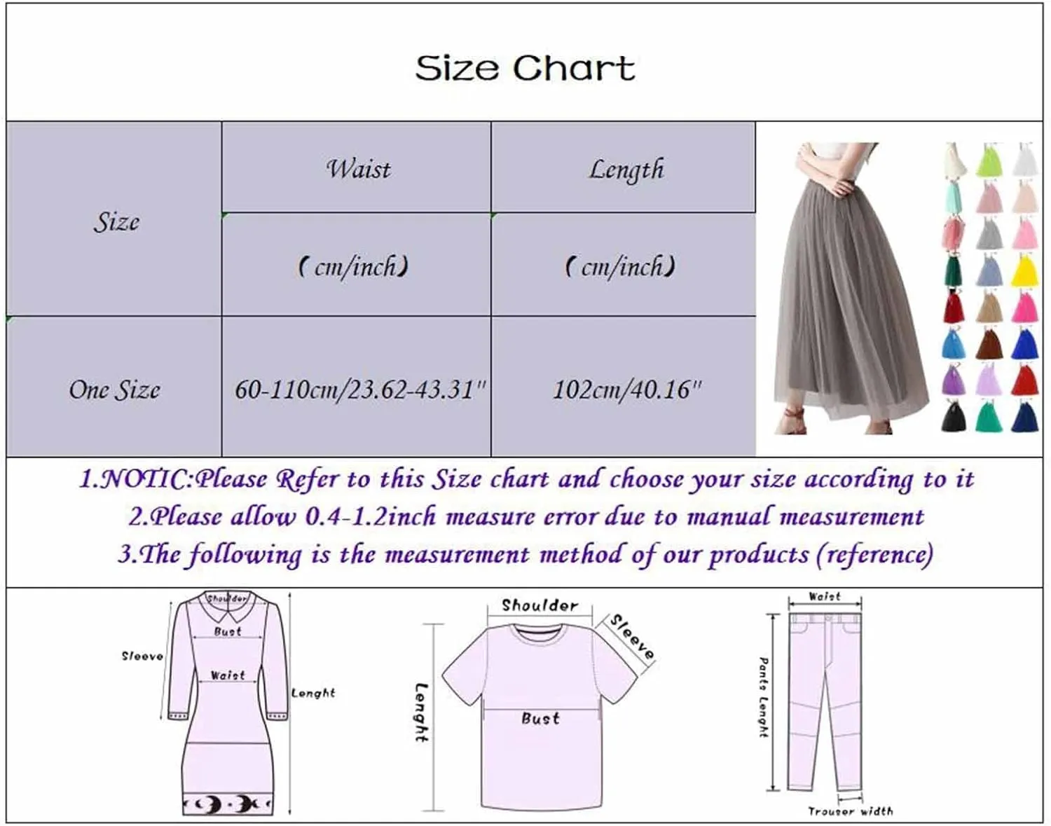 Women's Elastic High Waist Lace Up Puffy Skirt Solid Color Mesh Long Skirt Big Hem Ankle Length Maxi Skirt