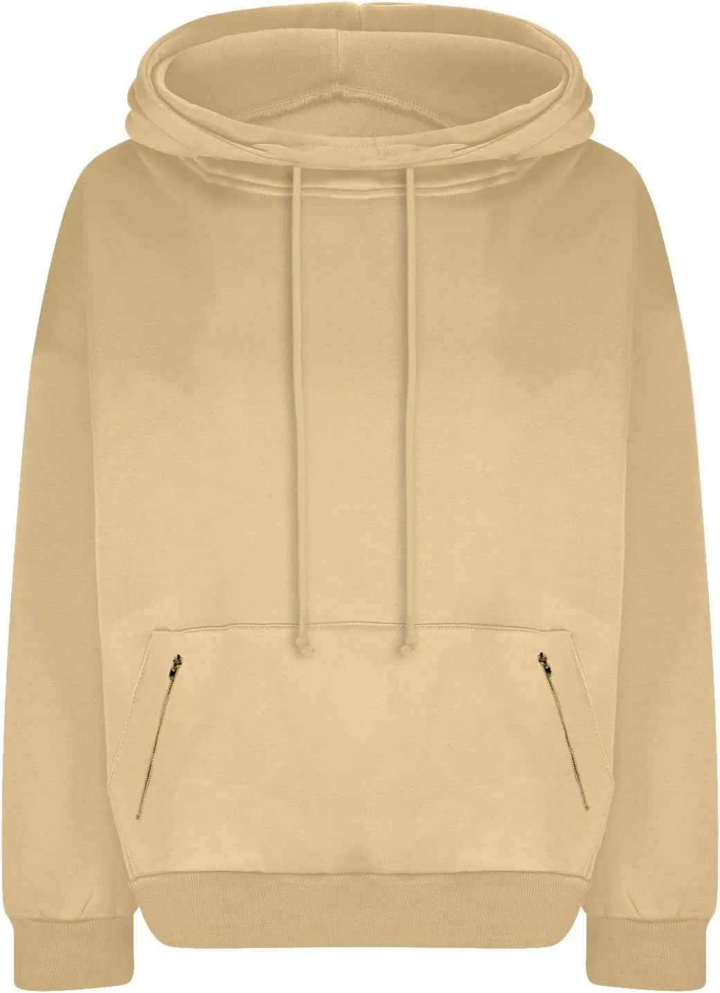 Women's Fashion Hoodies & Sweatshirts 2024 Long Sleeve Cowl Neck Fall Oversized Sweatshirt Cute Teen Girls Outfits