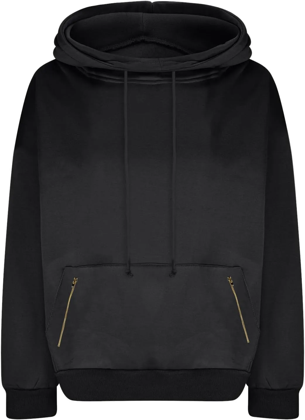 Women's Fashion Hoodies & Sweatshirts 2024 Long Sleeve Cowl Neck Fall Oversized Sweatshirt Cute Teen Girls Outfits