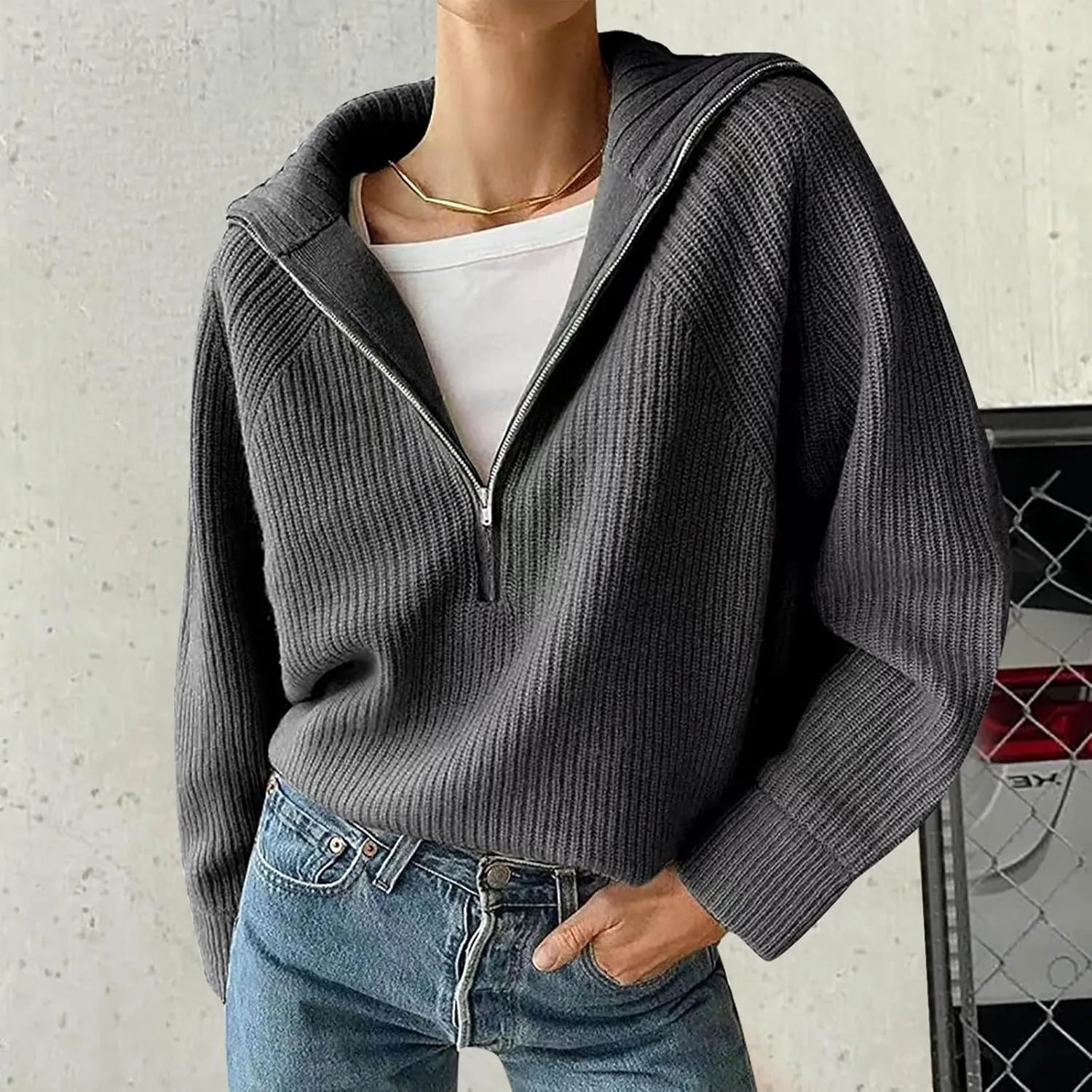 Women's Full Zip Up Hoodie Long Sleeve Hooded Sweatshirts Pockets Jacket Casual Coat for Women