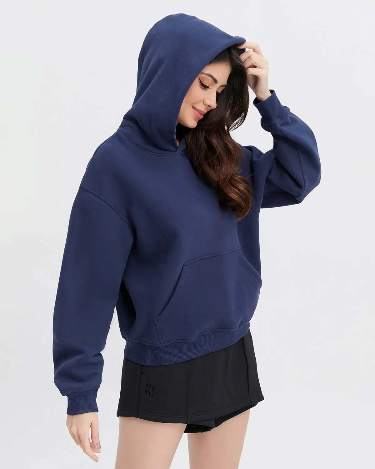 Womens Hoodies Long Sleeve Fleece Sweatshirts Pullover Top Cotton Fall/Winter 2024