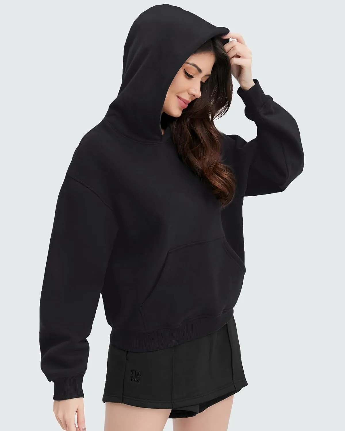 Womens Hoodies Long Sleeve Fleece Sweatshirts Pullover Top Cotton Fall/Winter 2024