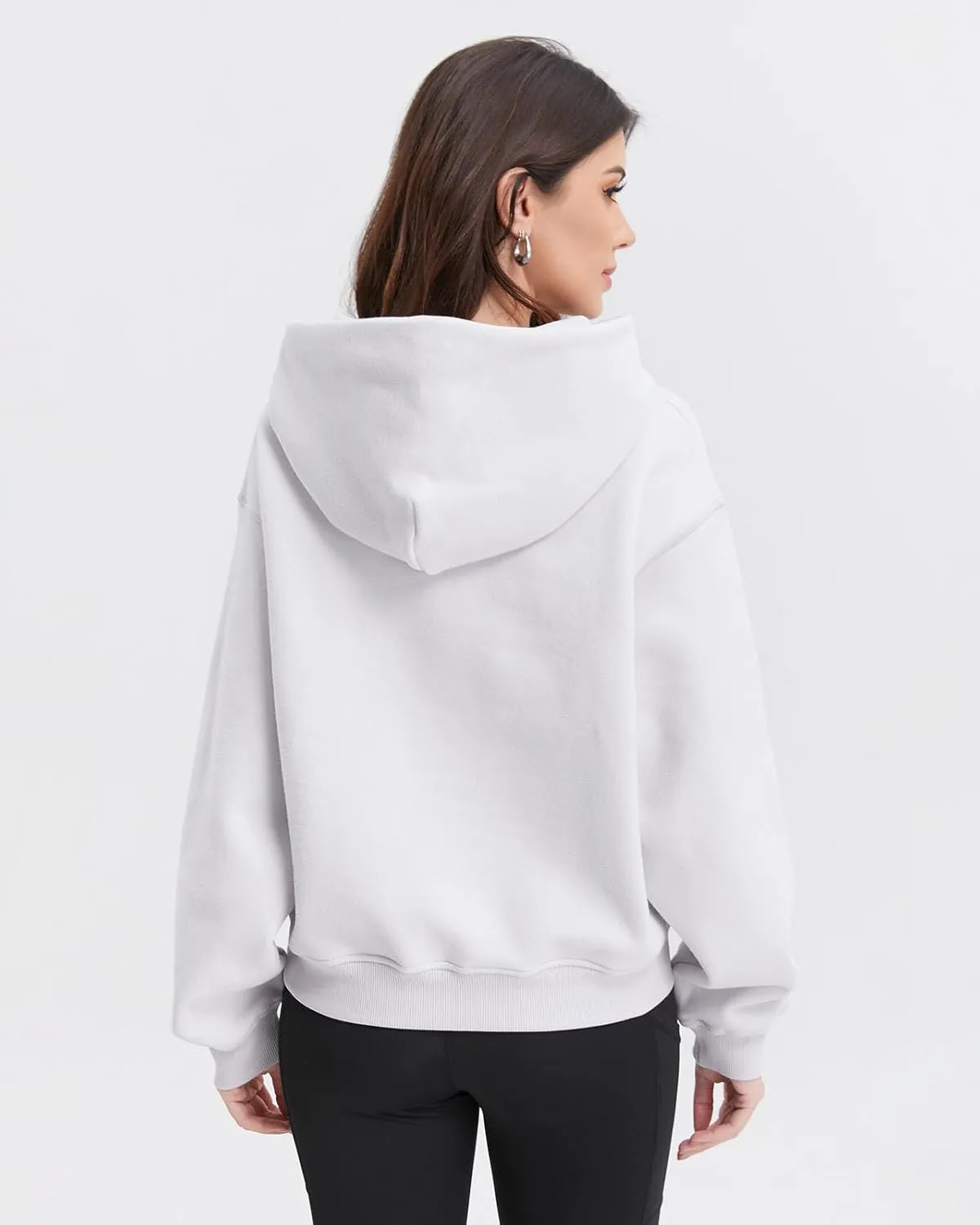 Womens Hoodies Long Sleeve Fleece Sweatshirts Pullover Top Cotton Fall/Winter 2024