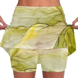 Womens Mini Golf Skirts Plus Size 2024 Summer Tennis Athletic Skort Printed Workout Exercise Yoga Stretch Shorts Underneath