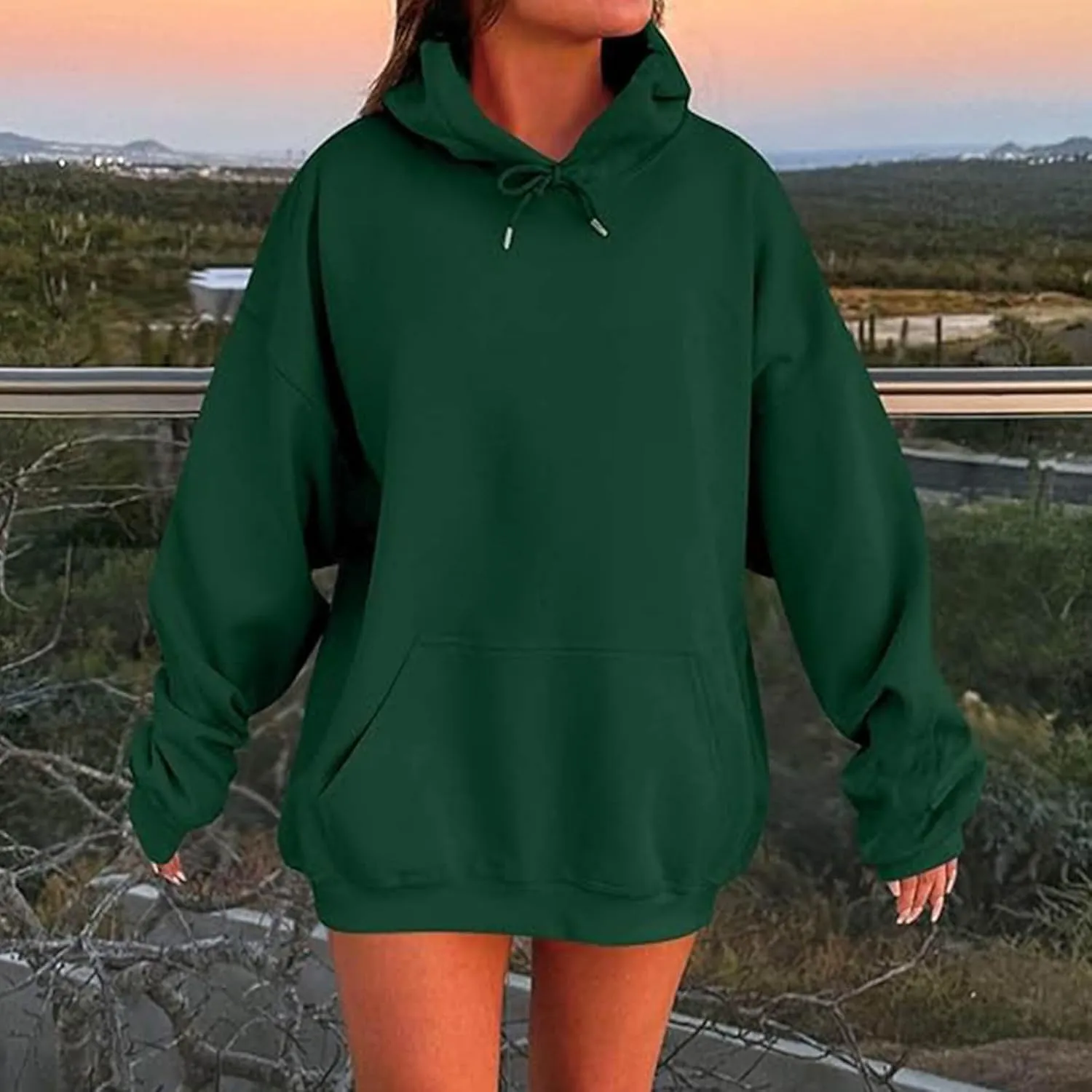 Womens Oversized Hoodies Sweatshirts Winter Fall Long Sleeve Basic Pullover 2024 Fashion Y2k Tops Trendy Loose Outfit