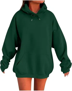 Womens Oversized Hoodies Sweatshirts Winter Fall Long Sleeve Basic Pullover 2024 Fashion Y2k Tops Trendy Loose Outfit