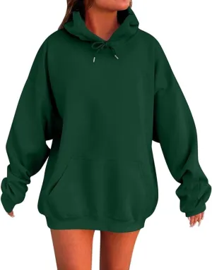 Womens Oversized Hoodies Winter Cute Sweatshirts Pullover 2024 Warm Clothes Fall Trendy Outfits Drawstring Sweater
