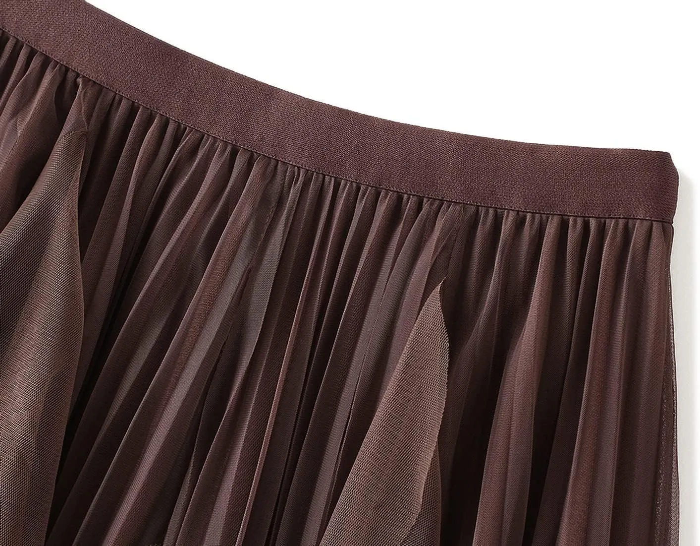 Women's Pleated Skirt Summer Long Beach Skirt Party Skirt Ladies High Waist Pleated A-Line Midi Skirt