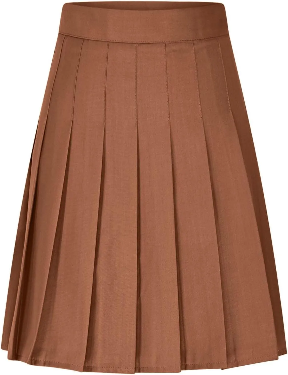 Womens School Uniform Cheerleader Skirts Summer Elastic Waist Athletic Pleated Skorts Plus Size Fashion Loose Skirt