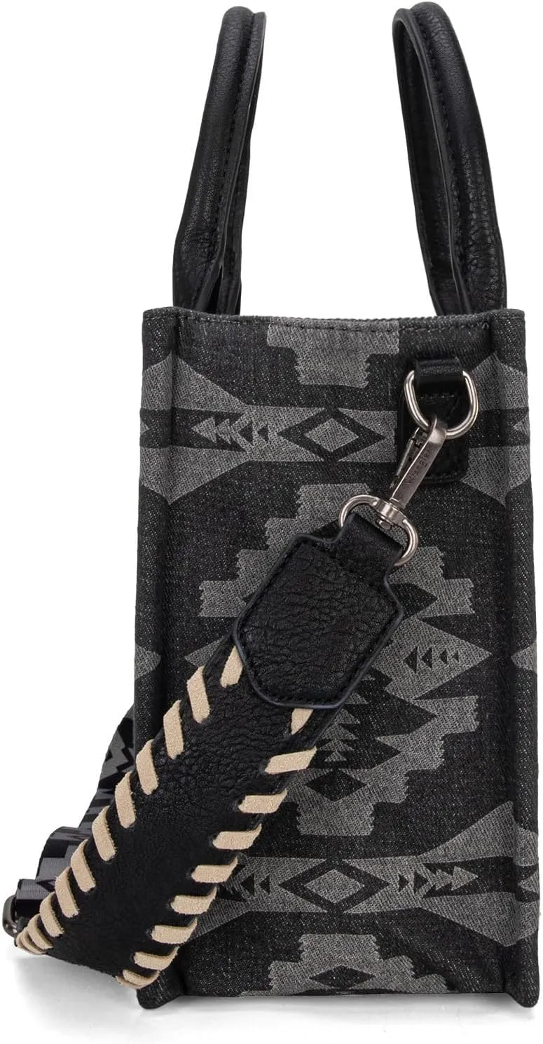 Wrangler Aztec Tote Bag for Women Western Top Handle Handbags and Purses