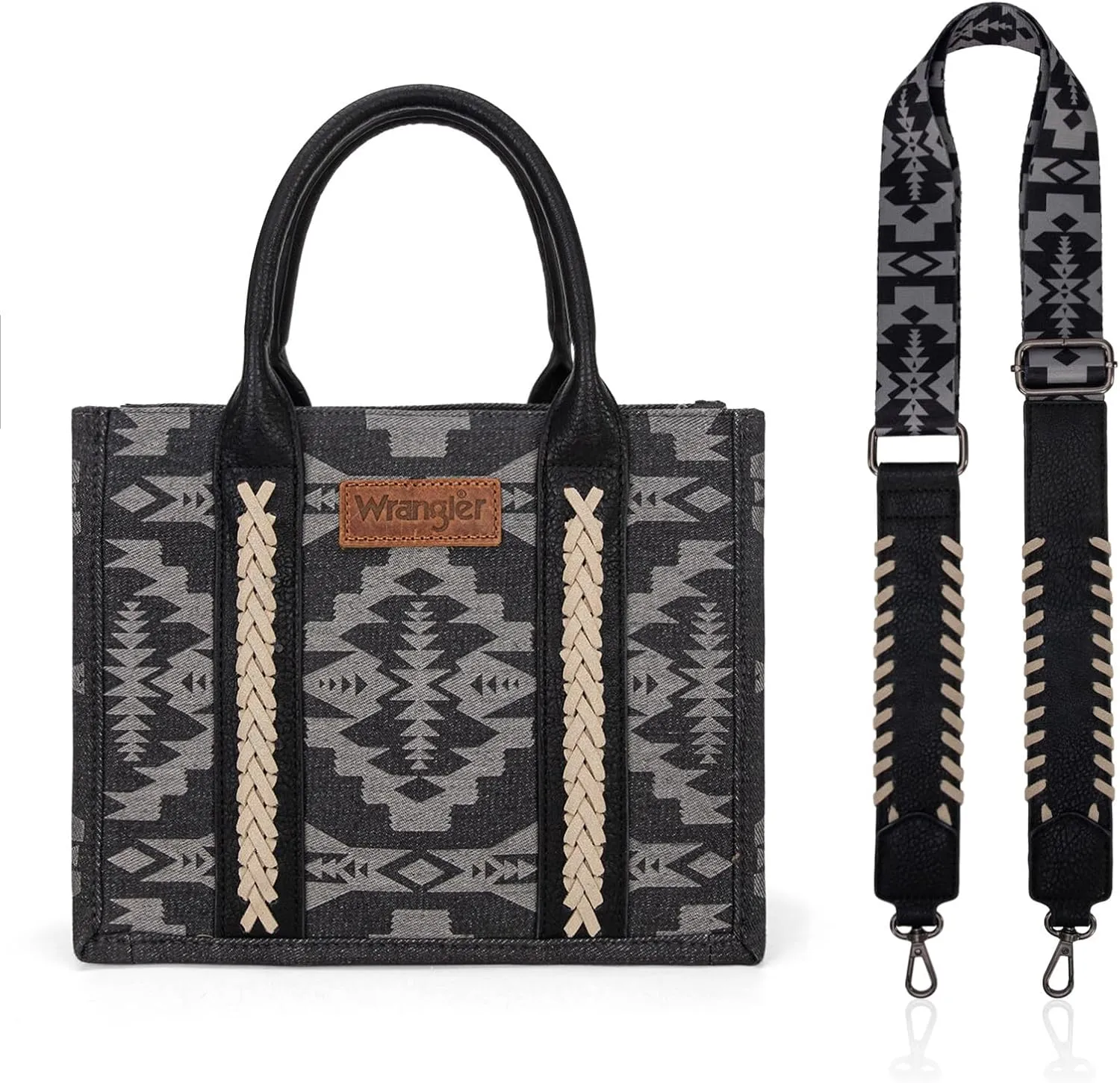 Wrangler Aztec Tote Bag for Women Western Top Handle Handbags and Purses