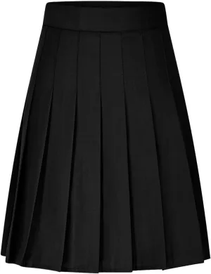 Xiaojmake Women Pleated A-Line Skirts Flowy Short Mini Basic Skirt High Waist School Uniform Tennis Cheerleader Skater Skirts