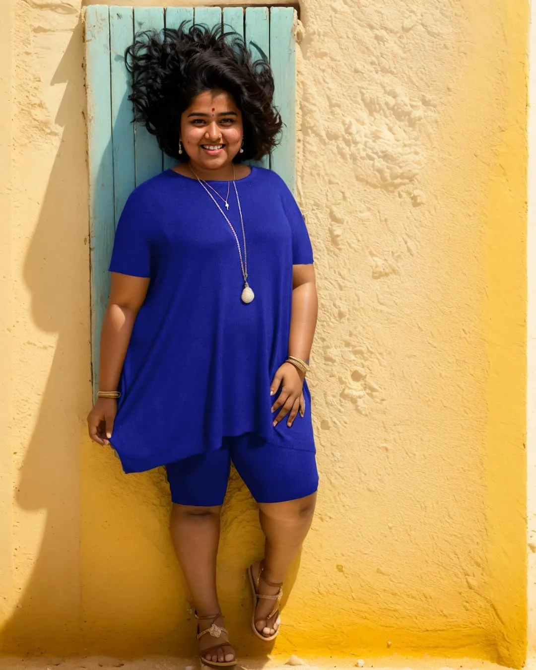 YeGine Women Plus Size 2 Piece Outfits Casual Short Sleeve Tunic Tops Shorts Sets Summer Oversized Tshirts Shorts Sweatsuits